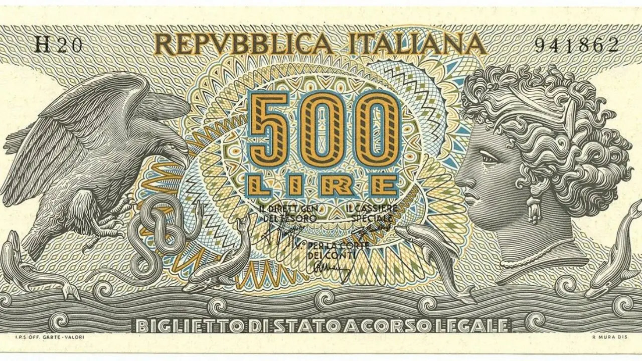 Le 500 lire con il delfino: ecco il valore aggiornato